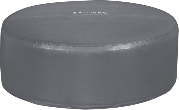 Bestway SaluSpa Miami EnergySense AirJet Inflatable Hot Tub Spa (71′′ x 26′′) | Portable Hot Tub with 2 Covers (1 Energy-Efficient Thermal Cover and 1 Standard Cover) | Fits Up to 2-4 Persons | Black