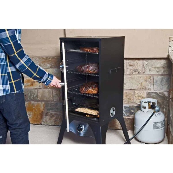 4c409b0924f0440aa77321cf43573d25 Camp Chef SMV18S Smoke Vault 18 in. Propane Gas Smoker