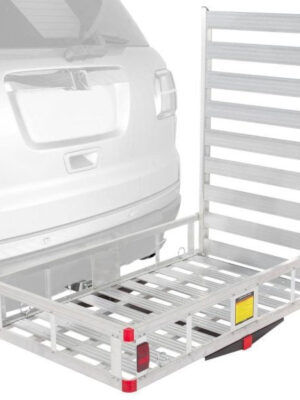 SILVER SPRING WCC-500A 500 lbs. Hitch-Mounted Mobility Scooter Carrier Rack Ramp