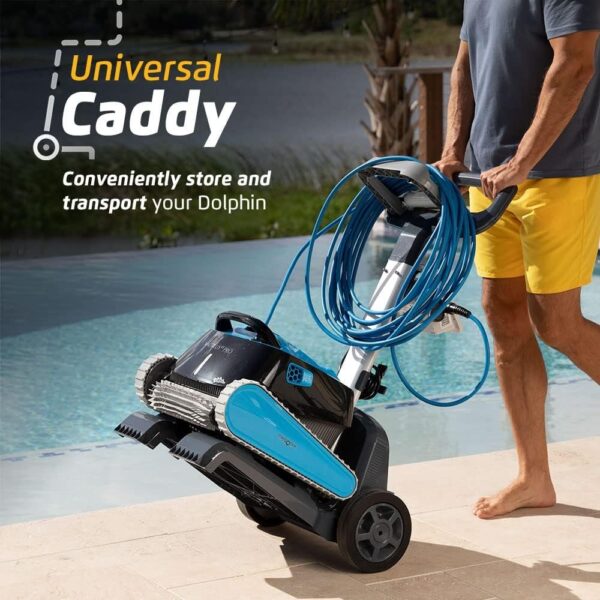 4cff2aed2ec6431b82f0009b4c4d389b Robotic Pool Vacuum Cleaner All Pools up to 33 FT – Wall Climbing Scrubber Brush