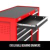 2000 Series 26-in W x 36.5-in H 5-Drawer Steel Rolling Tool Cabinet (Red)