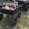 Heavy Duty Poly Utility Dump Wagon Garden Cart w/Pneumatic Tires, 6 Cu Ft – 1200 lb Capacity Outdoor Wheelbarrow for Yard, Landscaping & Gardening, Lawn Tractor or ATV Towable-Gorilla Carts