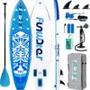 FunWater Inflatable Ultra-Light Stand Up Paddle Board for All Skill Levels with Premium SUP Paddleboard Accessories,Non-Slip Comfort Deck for Youth & Adults