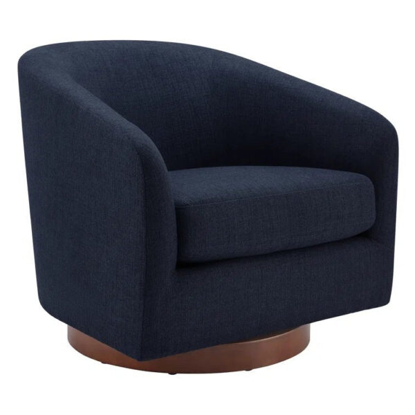 4e5c5f33872e44a7ac871b2cde02b9be Upholstered Swivel Barrel Chair