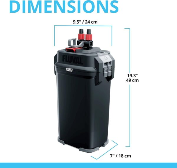 4ebe63e940c643b5a12418dbfaa59c09 Perfomance Canister Filter – for Aquariums Up to 100 Gallons – Aquarium Canister Filter