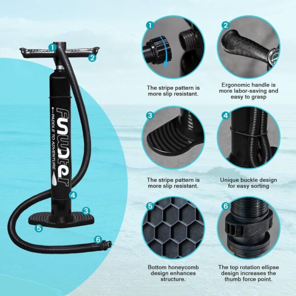4ef3fbe9f28d42dc8cdebd9911919af7 FunWater Inflatable Ultra-Light Stand Up Paddle Board for All Skill Levels with Premium SUP Paddleboard Accessories,Non-Slip Comfort Deck for Youth & Adults