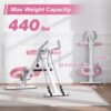 Ab Workout Equipment, Adjustable Ab Trainer Machine for Abs Workout at Home Gym, Foldable, Knee Protection, Abdominal Trainer for Stomach Workout