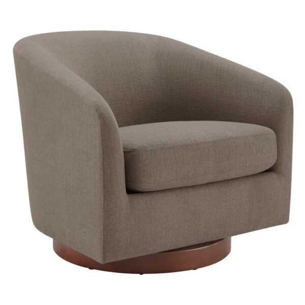 4fd7ce4dc7fe499b8b4f61611e358716 Upholstered Swivel Barrel Chair