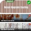 Aoxun 6.2×4 FT Shed Outdoor Storage Shed Metal Garden Shed with Lockable Doors & Slooping Roof Tool Shed Bike Shed for Backyard, Patio, Poolside (Brown)