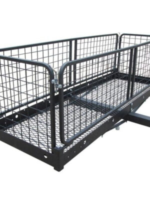Erickson 07496 500 lb. Capacity 60 in. x 20 in. Steel Folding Hitch Cargo Carrier for 2 in. Receiver