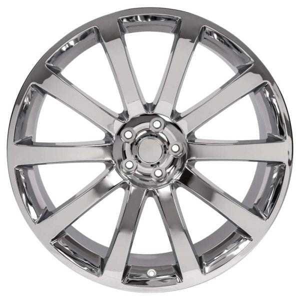 50bc653d59ae4810a5155253ec5847c4 20 9 Wheel Fits Dodge, Chrysler 300 SRT Style Chrome Rim, Hollander 2253 SET