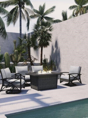4 Person Seating Group with Cushions
