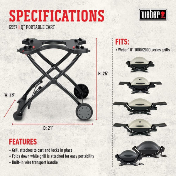 50fdf9e26d674c48a5fc01f56c7dcdf4 6557 Q Portable Cart, 28.2 x 21 x 25 , Black