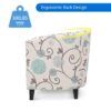 Indoor Contemporary Fabric Club Chair
