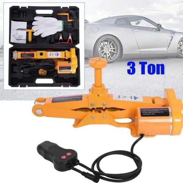 5187c0acabd441c09acb18068da0653c 3Ton 12V DC Automotive Car Electric Jack Lifting SUV Van Garage and Emergency Equipment