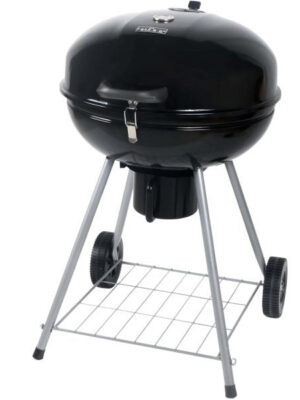Mr. Bar-B-Q 22.17-in W Black/Porcelain Kettle Charcoal Grill