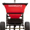 Buyers Products 3039632R Grounds Keeper Commercial Walk Behind Push Spreader, 100lb Capacity, For Salt, Ice & Snow Melt, Included Grate & Cover With Enclosed Gearbox for Protection