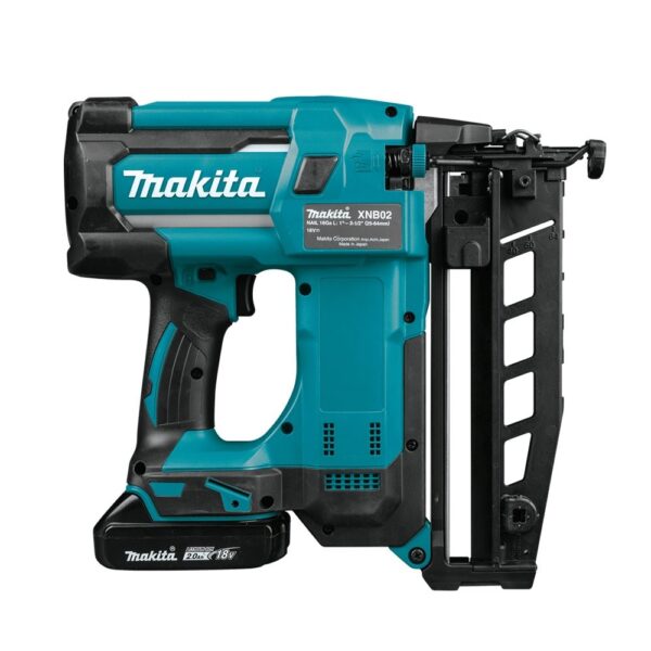 52360bd7ca8a4ec288e65bea5c1c71cb 16-Gauge 2-1/2′′ Cordless 18V LXT Li‐Ion Straight Finish Nailer Kit