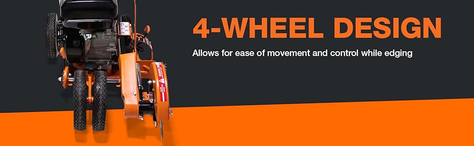 9" edger, generac, gas powered