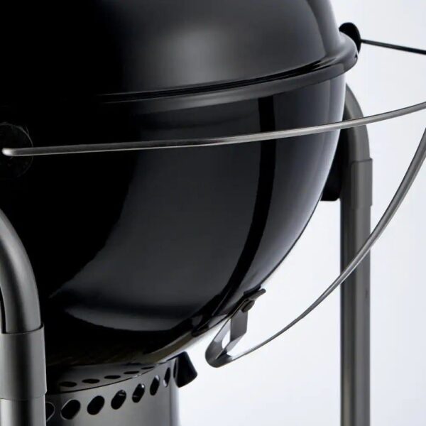 5335c058572e444e9f42ac66bdae38fc 22 in. Performer Charcoal Grill in Black with Built-In Thermometer and Storage Rack