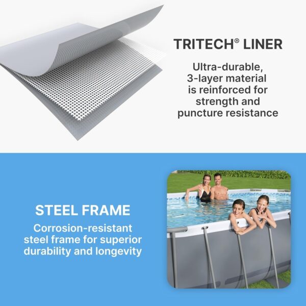 Bestway Oval Above Ground Pool Set (10′ x 6’7′′ x 33′′)| Includes Filter Pump & ChemConnect Dispenser