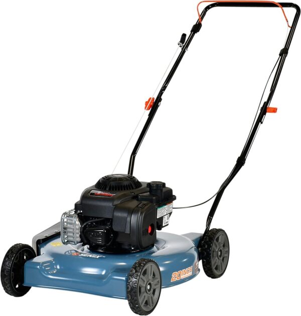 538636f0cae2497490fffdd190e15ab9 SENIX Gas Lawn Mower, 20-Inch, 125 cc 4-Cycle Briggs & Stratton Engine, Push Lawnmower