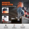 Mag Drill Press, 1550W 2′′ Boring Diameter, 2922lbf Power Magnetic Drill, 500 PRM, 10-Speed, Electric Drilling Machine for Metal Surface, Industrial and Home Improvement