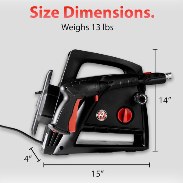Electric Pressure Washer 2.0, Powerful 1.4 GPM 2000 PSI Car Pressure Washer Sprayer, Snub Nose & Tip Attachment, Use,Car Soap, Patio Boat RV Motorcycle Car Garage Deck Adam’s Polishes