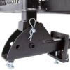 SILVER SPRING SC400-V2 500 lbs. Capacity Hitch-Mounted Folding Steel Wheelchair or Scooter Carrier with 42 in. L Ramp