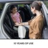 Revolve360 Extend Convertible Car Seat with 360 Degree Rotation, Extended Rear-Facing, Forward-Facing, Booster Mode, and Secure Latch Install, Revere Gray