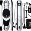 Roc Inflatable Stand Up Paddle Boards with Premium SUP Paddle Board Accessories, Wide Stable Design, Non-Slip Comfort Deck for Youth & Adults