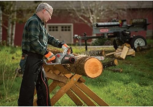 Oregon CS1500 18-inch 15 Amp Self-Sharpening Corded Electric Chainsaw, with Integrated Self-Sharpening System (PowerSharp), 2-Year Warranty, 120V, Grey, Black