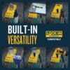 Werner 6 ft. Fiberglass Step Ladder (10 ft. Reach Height) with 225 lb. Load Capacity Type II Duty Rating