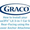 Graco True3Fit LX 3-in-1 Car Seat, Fits 3 Car Seats Across, Bates