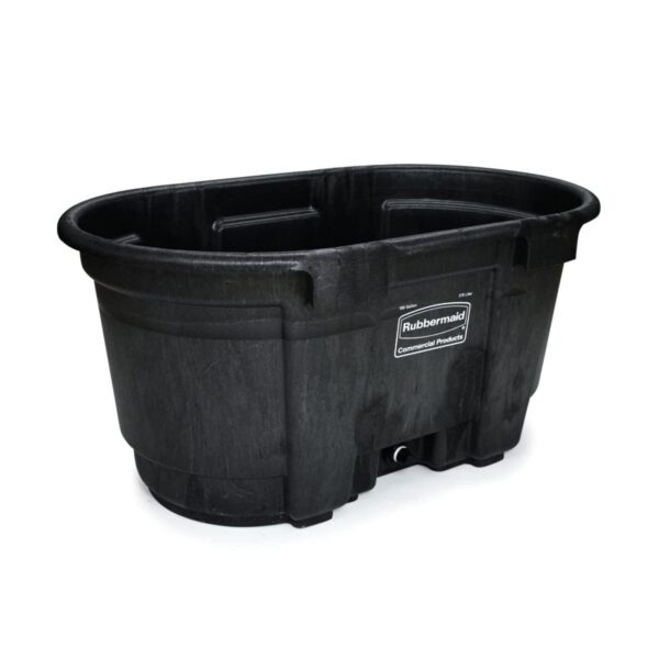5545798fbeb64e088e9a0fb2318ea4ea Rubbermaid Commercial Products Stock Tank, 100-Gallons, Structural Foam, Heavy Duty Container
