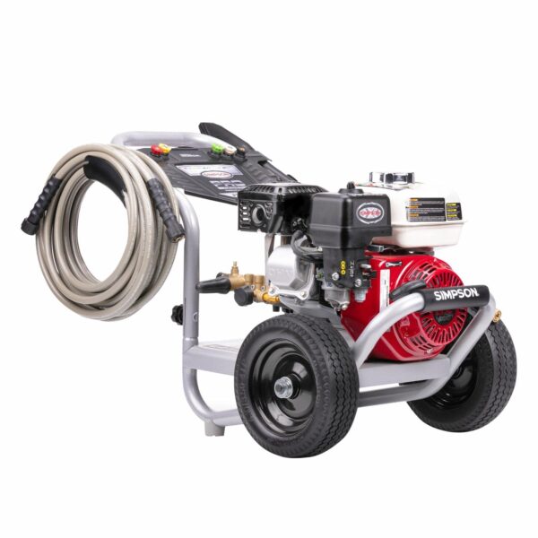 55cbf1644cf8482e8dcabe34c774f938 3700 PSI at 2.5 GPM HONDA GX200 with AAA Triplex Pump Cold Water Professional Gas Pressure Washer *Factory Serviced*