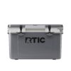 32 QT Ultra-Light Hard-Sided Ice Chest Cooler, Dark Grey And Cool Grey, Fits 48 Cans
