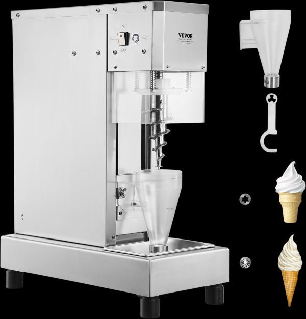 5636362c5e614f96898d0bd5a9c5c371 Vevor Ice Cream Blender 750W High Speed Mixer 1740 RPM 304 Stainless Steel New