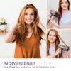 Shark HyperAir Hair Blow Dryer with IQ 2-in-1 Concentrator Styling Brush Attachments Stone