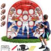 6Ft Football Target Toss Game – Inflatable Football Throwing Target Toy for Kids – Carnival Party Games