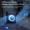 Air Purifiers for Home Large Room Up to 1800 Ft2 in 1 Hr with Washable Pre-Filter, Air Quality Monitor, Smart WiFi, HEPA Sleep Mode for Allergies, Pet Hair in Bedroom, Vital 200S-P, White