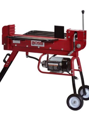 Industrial ED10T20 10-Ton Electric Log Splitter with Dual-Action Wedge & 2.5 HP Motor