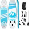 Roc Inflatable Stand Up Paddle Boards with Premium SUP Paddle Board Accessories, Wide Stable Design, Non-Slip Comfort Deck for Youth & Adults