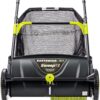 21-Inch Width Leaf & Grass Push Lawn Sweeper, Black