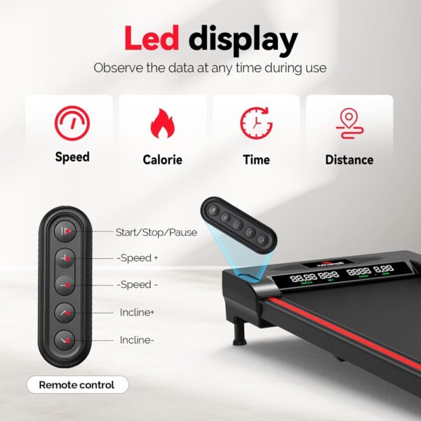 57bc6c439ec6428fbd478f37ffabe9a2 Walking Vibration Pad with APP, 3 in 1 Under Desk Treadmill, 2.5HP Low Noise Walking Treadmill Pad with Remote Control,Portable Treadmills for Home Office