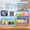 Commercial Slushy Machine – 1000W 30L Tanks Slush Maker Machine 304 Stainless Steel Commercial Margarita Machines Efficient Cooling the Ideal Slushie Maker for Bars Cafes Restaurants