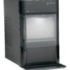 Countertop Nugget Ice Maker | Ice Machine with WiFi Connectivity | Smart Home Kitchen Essentials | Black Stainless