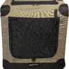 Amazon Basics Folding Soft Crate for Cat, Dog, Rabbit, Portable and Collapsible, 36 Inch, Tan, L 36′′ x 24′′ x 24′′