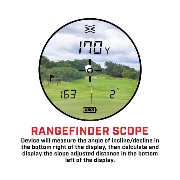 Callaway 300 Pro Laser Rangefinder, Slope Measurement