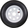 Hi-Run ASB1001 8 Spoke White 50 PSI ST175/80D13 and 13 in. x 4.5 in. 5-4.5HD 6-Ply Tire and Wheel Assembly